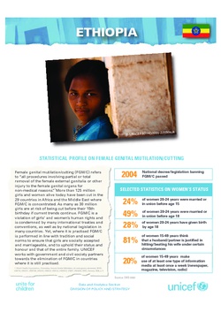 UNICEF Profile: FGM in Ethiopia (December 2013)